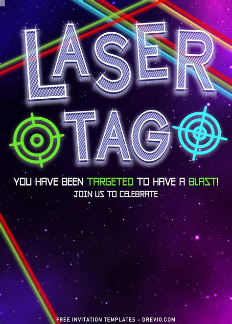 laser tag birthday invite|laser tag birthday party invites.